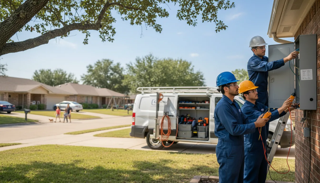 Certified electrician providing emergency electrical services in Moody, MO